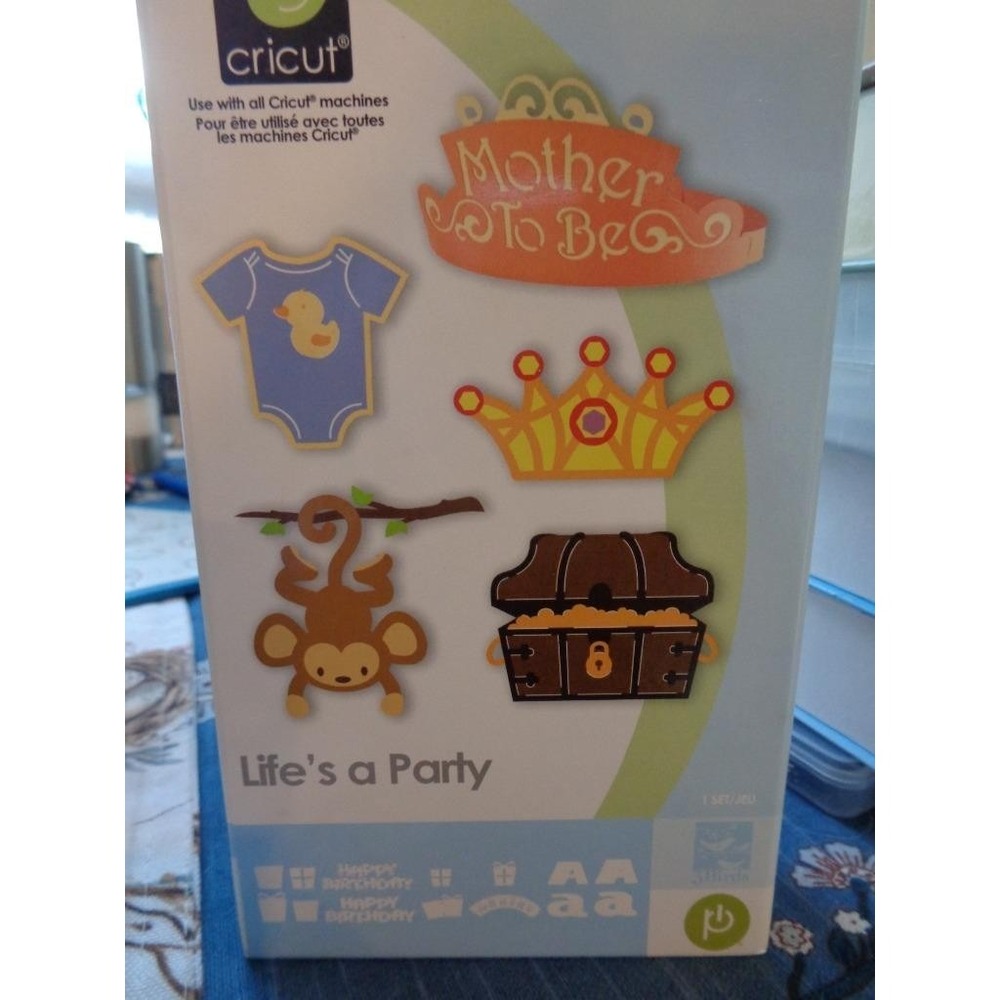 Cricut Die Cut Cartridge LIFE'S A PARTY Scrapbooking